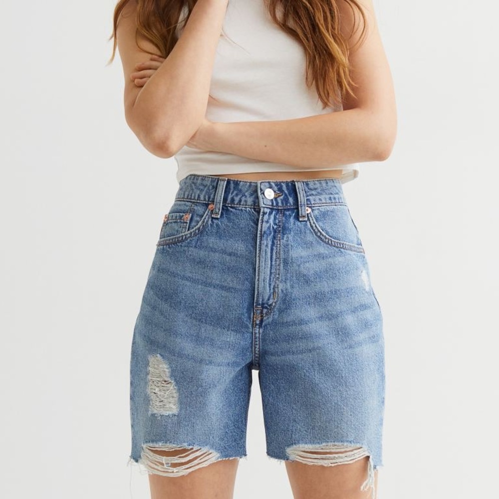 High Waist Bermuda Shorts🪴